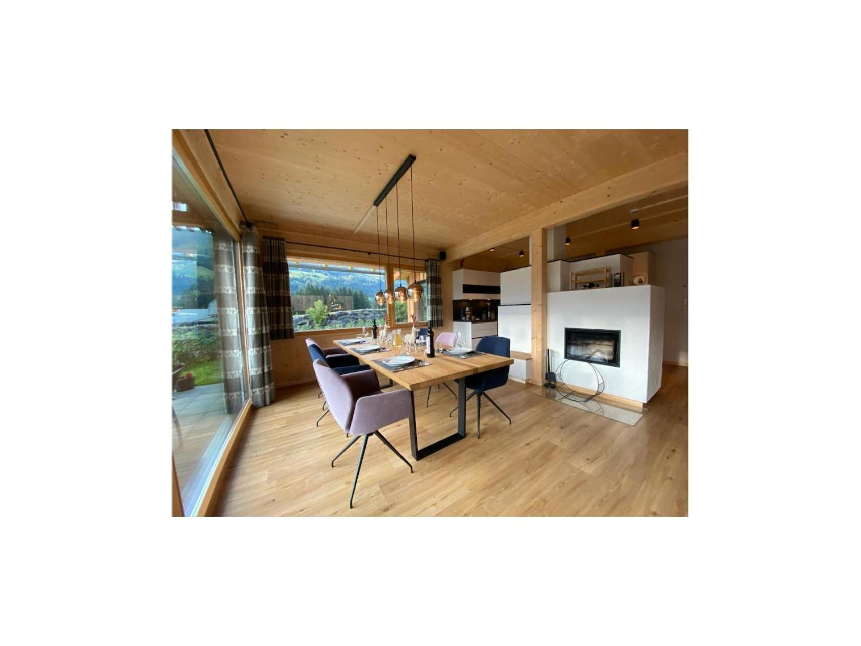 Alpenchalet Alpakablick Sankt Lorenzen ob Murau Esterno foto