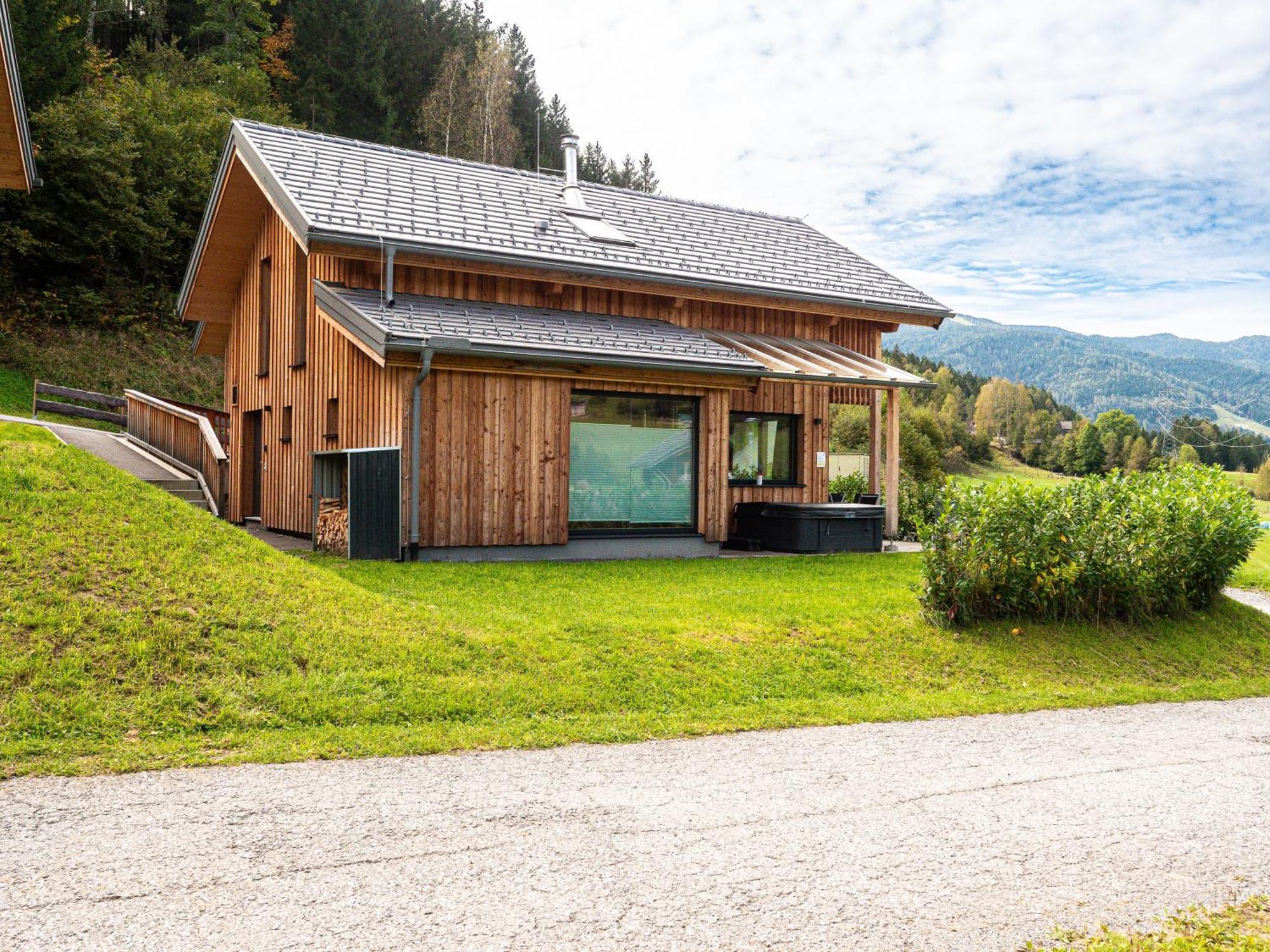 Alpenchalet Alpakablick Sankt Lorenzen ob Murau Esterno foto